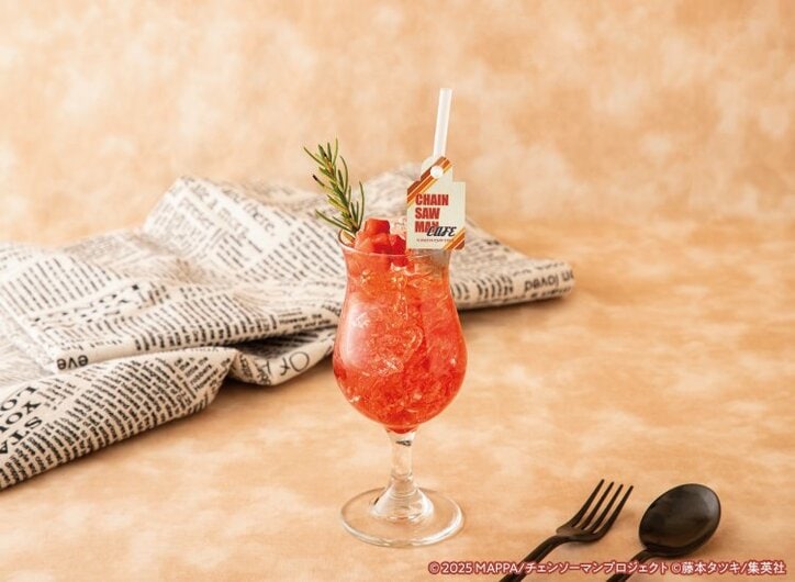 [照片/圖片] 劇場版《鏈鋸人 蕾潔篇》公開紀念咖啡廳將於東名阪舉辦！9月起在東京和大阪，10月起在愛知期間限定開放 17