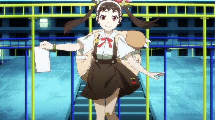 アニメ「化物語」八九寺真宵、場面カット1