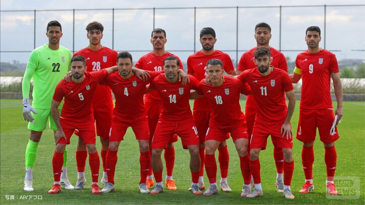 親善試合に挑むイラン代表