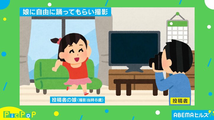 部屋でポーズを決める娘の画像が… レタッチで驚きの変化 「何度も元画像と見比べた」