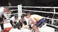「嫌な音がした」即担架投入の衝撃KO "合計100歳"対決で劇的結末「一瞬で粉砕。鈍い音が…」実況驚き