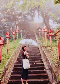 矢島舞美『神社♡』