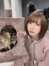 えなこ、パーカー姿の猫耳ショットに絶賛の嵐「可愛すぎるにゃん」「女神降臨！」