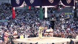 「まじか」「本物だ！」“M-1チャンピオン“が大阪場所の客席に……「相撲好き過ぎるだろ」驚きの声