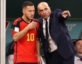 敗退後に退任したベルギー指揮官がアザールを語る！「考える時間がありすぎた」 「望んでいるのはマドリーのファンへ…」【W杯】