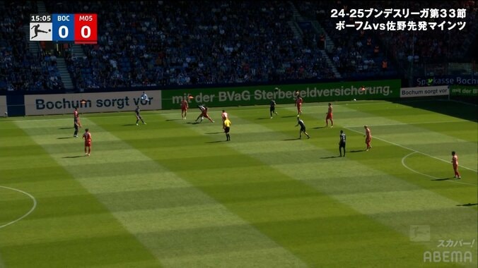 193cm巨漢MFに完勝！ 佐野海舟の“倒れてもボール回収”にファン興奮「球際も強いし本当に最強」「頭いい」ブンデスリーガ１年目でデュエル王争い 3枚目