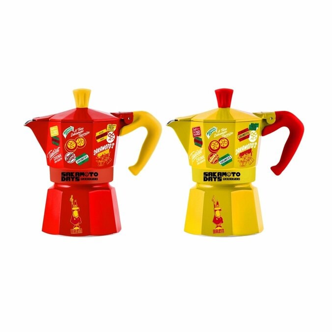 【写真・画像】『SAKAMOTO DAYS』×ビアレッティのコラボアイテムが登場！モカエキスプレスやコーヒーマグなど　2枚目