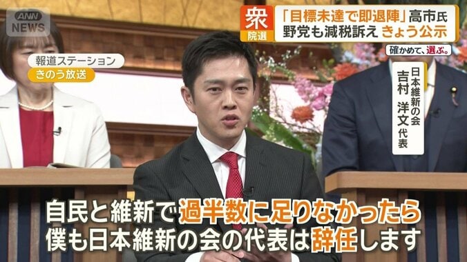 日本維新の会の吉村洋文代表