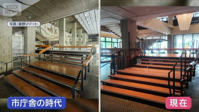 市庁舎の面影を残す新しいけどレトロなホテル