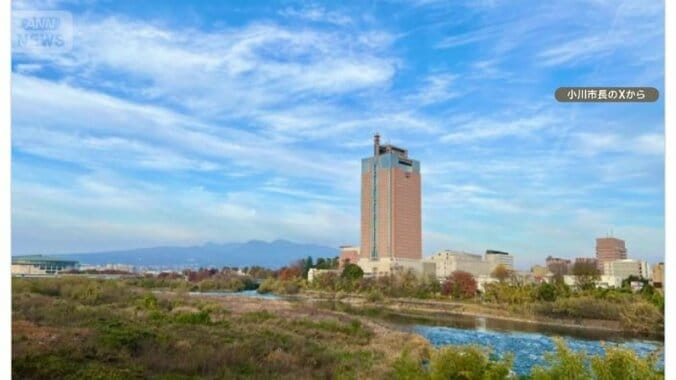 Xに投稿された前橋市の風景を写した写真