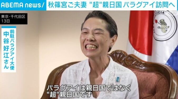 前駐パラグアイ大使 中谷好江さん