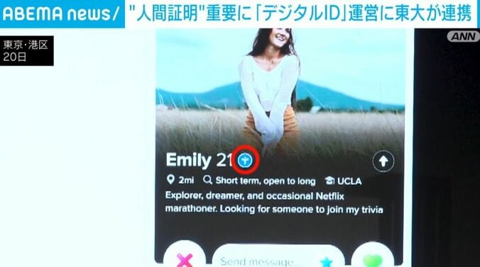 デジタルIDの表示