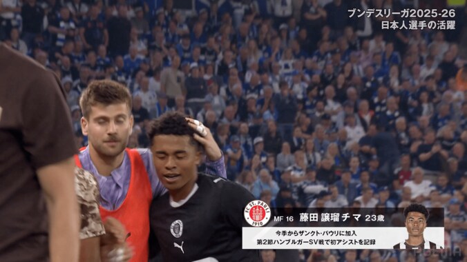 海外も驚愕！日本代表MFの“極上のロングスルーパス”が話題「狭いところをぶち抜く」「素晴らしいパス」藤田譲瑠チマがブンデスリーガ初アシスト 5枚目