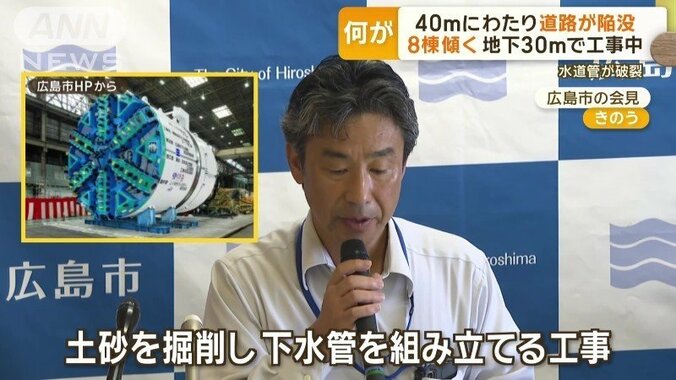 地下30mで下水管組み立て工事