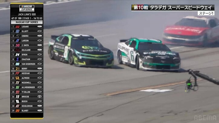 【写真・画像】アメリカ最高峰のストックカーレースで“タンデムドリフト”？ 大会初クラッシュで解説者も絶叫！　1枚目