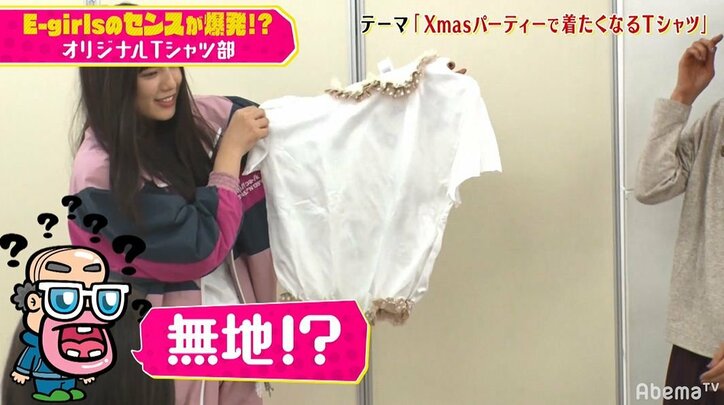 作業中にまさかの居眠り！？E-girls石井杏奈、Tシャツ作りで天然っぷりを炸裂