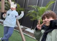 杉浦太陽『庭でコアと』