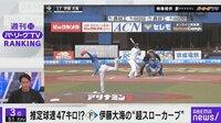 【映像】推定球速47キロ！？ 遅すぎてスピードガンも測定不能 伊藤大海の超スローカーブ 