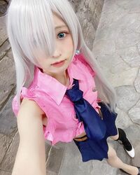 人気コスプレイヤー・猫田あしゅ、「七つの大罪」エリザベスの自撮りコスに絶賛の声「透明感がほんとすごい！」