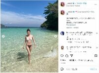 Nikiのスタイル際立つビキニショットにファン絶賛「スタイル良すぎ」「かわいい！」