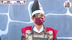 藤井聡太竜王、初の天童で「人間将棋」に登場 名人戦にも意欲「今度はそういう形で来られたら」