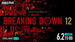 Breaking Down12（ブレイキングダウン12）結果速報・対戦カード・大会情報