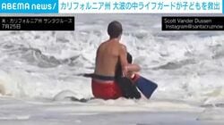大波に飲み込まれ姿が消えた…!? 荒れ狂う海で子どもの救出へ向かったライフガードの絶体絶命の瞬間 奇跡の救出劇の一部始終 米