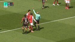 「今のは出ると思った」「ボールにはいってたけど…」中村敬斗、2試合連続イエローの痛恨の瞬間にSNS悲鳴