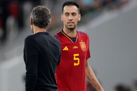 【W杯】日本に追い風？　スペイン、攻守の要ブスケッツを温存か　現地紙が代役候補も考察