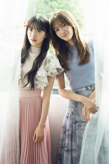 櫻坂46・田村保乃＆村井優、“姉妹”テーマに美しすぎるグラビア 『FLASH