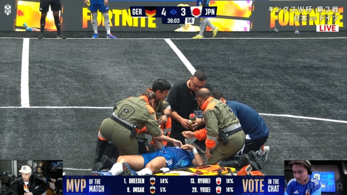 「頭にヘッドバッドすな！」日本代表MFに出血アクシデント…「めちゃくちゃ痛そう」「大丈夫か？」ファンが怒り＆心配【キングスW杯】 5枚目