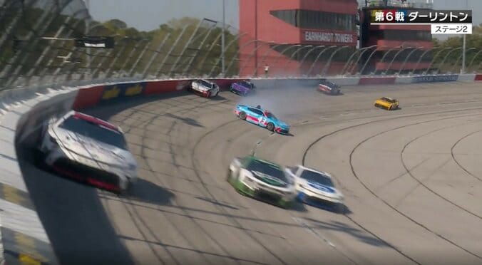 トヨタトヨタトヨタで「やってしまった」 9台中3台が脱落…痛恨同士討ちに「結構ハードに壁に…」中継陣も驚く 3枚目