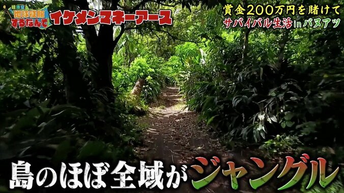 【陸海空 マネーアース】養育費未払いの“バツ1”俳優ら、200万円欲しさにジャングルで裸に…さらに残酷な試練が！ 11枚目