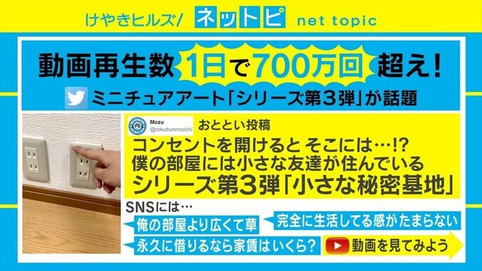 こんな部屋に住んでみたい！ 人気作家による超リアルなミニチュア“秘密基地”がSNSで話題 1枚目