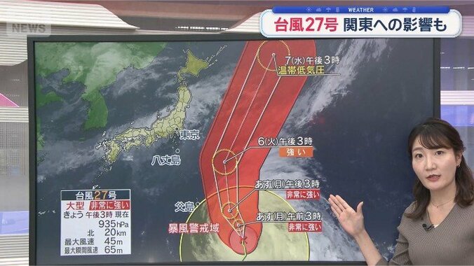 【台風情報】トリプル台風が発生　台風28号と29号は週末に小笠原の東の海上へ…二つの台風が近づくと動きが複雑に…　今後の進路は？ 7枚目