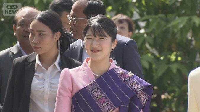 愛子さまラオスの古都ルアンパバーンへ「友好の絆育んでいく」ラオス語で乾杯の音頭も 1枚目