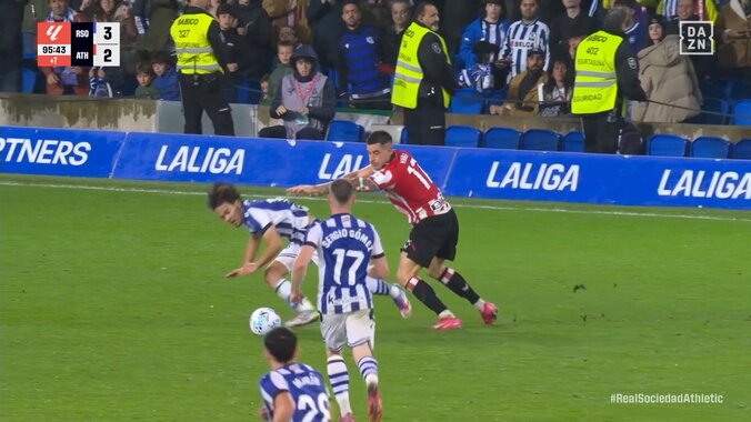 【映像】魂のディフェンスでイエローカード誘発の瞬間