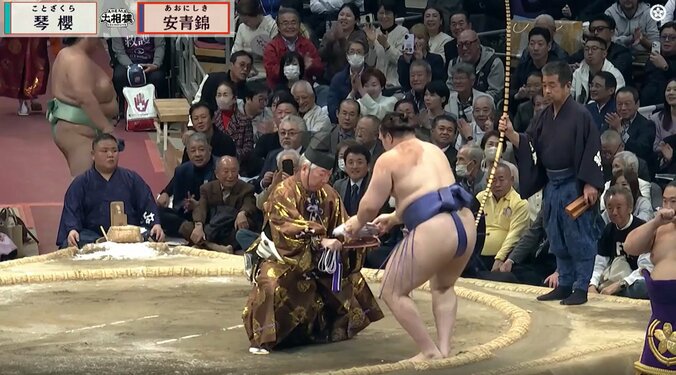 安青錦が受け取った驚きの懸賞の束