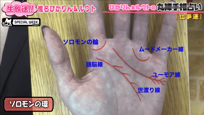 笑点・好楽師匠にはなかった？  　島田秀平が教える「レアな手相」 3枚目