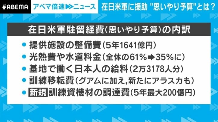 “おもいやり予算”の新項目「訓練資機材の調達費」は駐留経費を積み増す“裏ワザ”? 日米地位協定は「パンドラの箱。絶対に触れない」とも