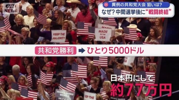 共和党が勝てば1人5000ドルを支給？