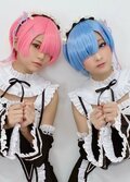 グラドルRaMuがラムに！火将ロシエルとの“リゼロ合わせ”コスプレに反響