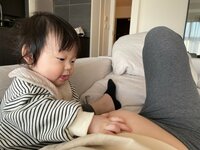 桃『お腹の子と通じ合ってたり…するのか?!』