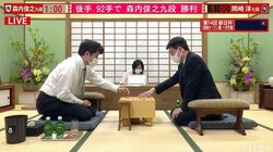 森内俊之九段が岡崎洋七段に勝利 午後7時から二次予選進出かけもう一局／将棋・朝日杯