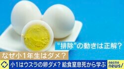 小1はウズラの卵ダメ？給食窒息死から学ぶ食育 小児科医「“よく噛んで”で防げない」 てぃ先生「“いただきます”のタイミングで、子どもたちに割ってもらうのはどうか」