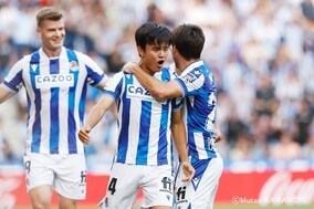 久保建英、ラ・リーガ通算100試合出場を達成！　乾貴士以来、日本人2人目の大台に到達