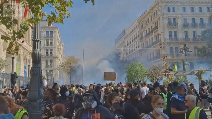 【これまでの経緯】フランス各地で“抗議デモ”が激化　マルセイユで24日のデモ全面禁止　公共交通は24時間全休　夜間外出も原則禁止へ 3枚目