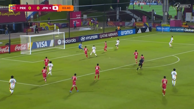 北朝鮮GKを翻弄！16歳日本代表FWが“技ありヘディング弾”「マギーうま」「まさに令和のボンバー！」「沖縄の星」ファン大興奮 5枚目