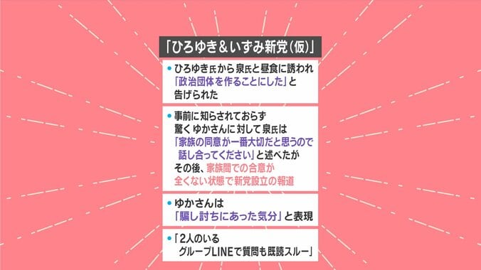 「ひろゆき＆いずみ新党（仮）」