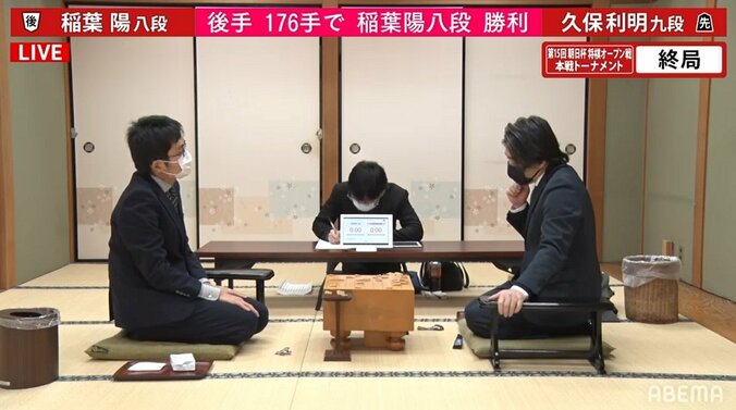 関西トップ棋士対決は稲葉陽八段に軍配 久保利明九段下す 午後2時からベスト4かけもう一局／将棋・朝日杯 1枚目